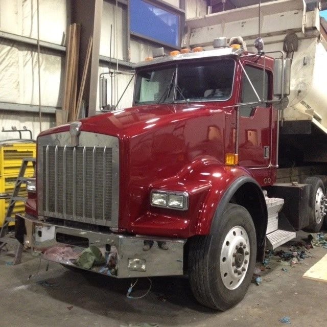 Completed truck finish